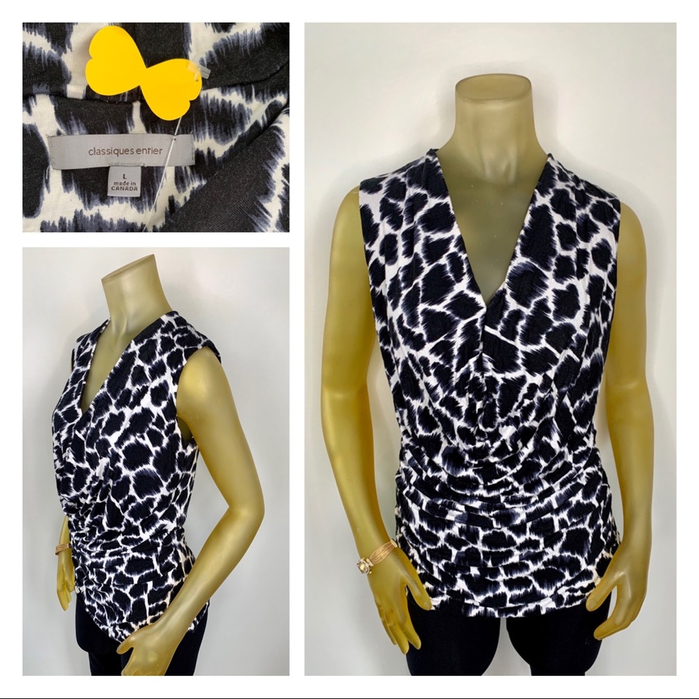 CLASSIQUES ENTIER Stretchy Sleeveless Blouse Large